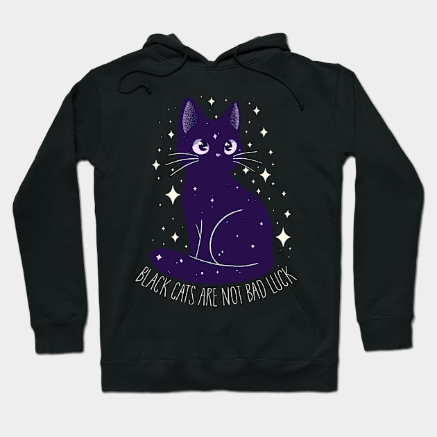 black cats are not bad luck Hoodie by hunnydoll